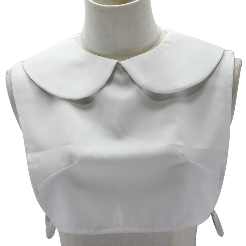 

Womens Doll Lapel False Fake Collar White Black Detachable Half Shirt Sweater Dress Autumn Summer False Collars Nep Kraagie