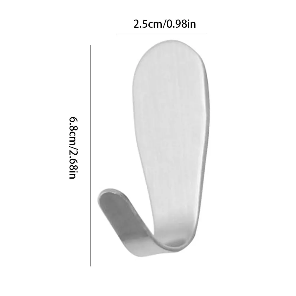 

10PCS Towel Hook Plastic Door Hanger Self Adhesive Wall Hanger Hat Racks Key Hanger Wall Organizer Home Decor Key Holder Kitchen