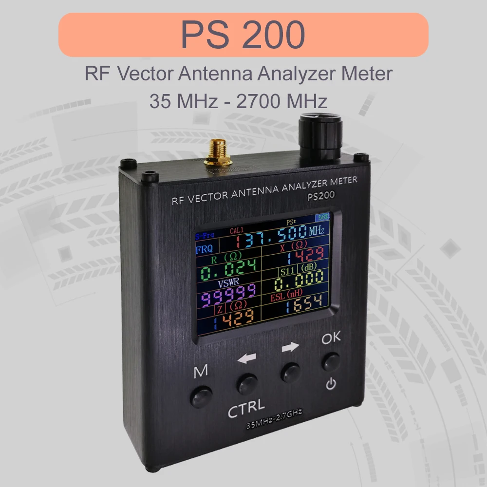 N1201SA + 35 МГц 2700 УФ RF антенна анализатор SWR Измеритель Тестер с корпусом из