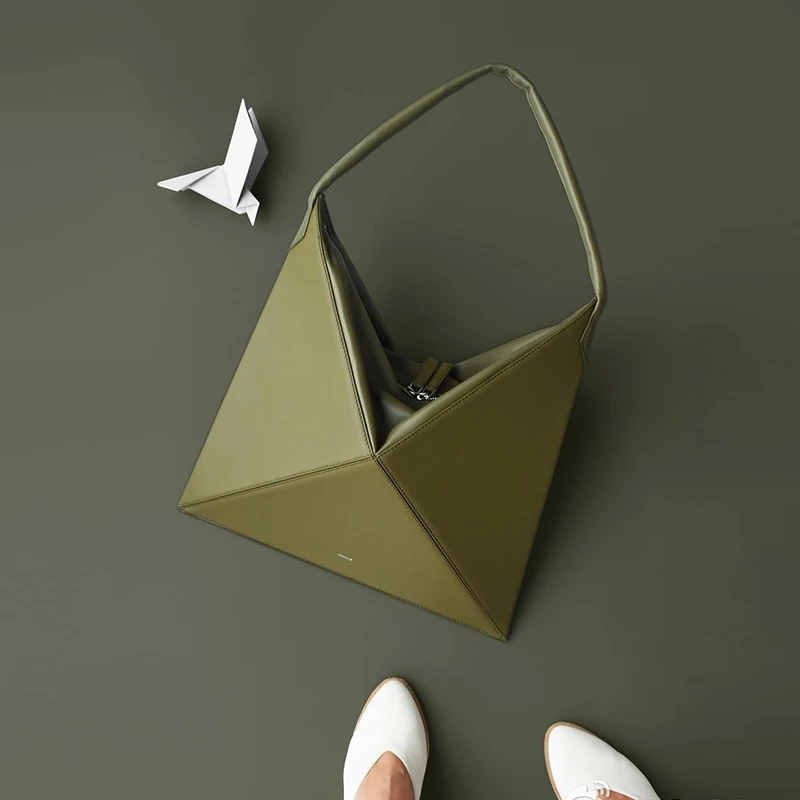 FLEX triangle оригами ромб складывающаяся сумка-тоут сумка через плечо дизайнерские