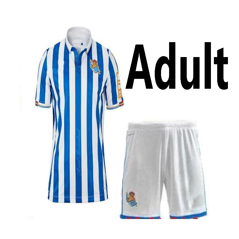 

20 21 For Real Sociedad Kits Kits X.PRIETO JUANMI AGIRRETXE CARLOS MOYA ARITZ Custom Home 2020 Adult Royal Society Shirts