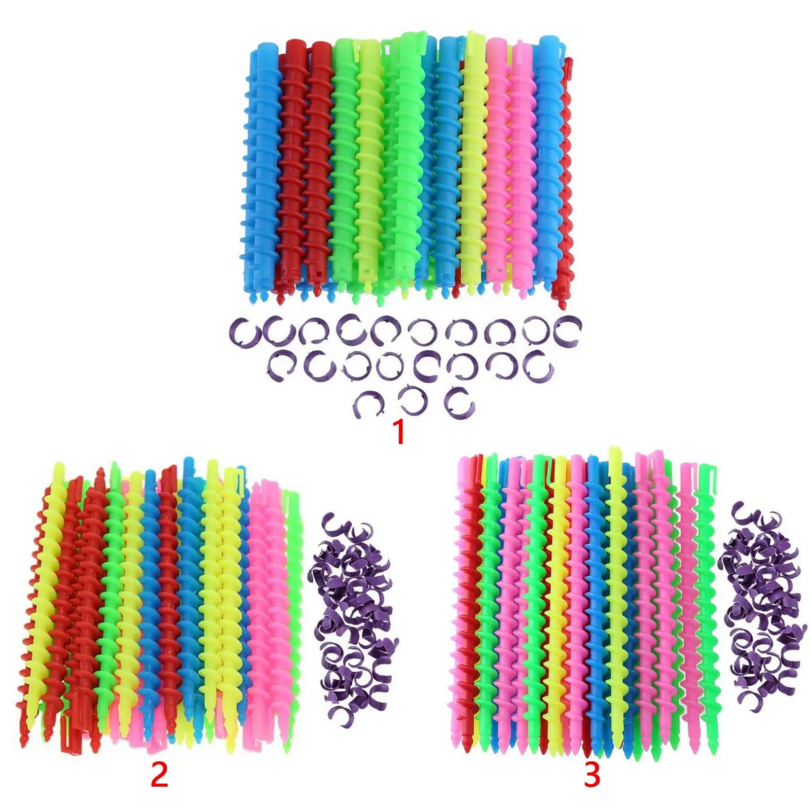 Длинные спиральные бигуди для волос 40 шт. без нагрева Спиральные Кудри ролики