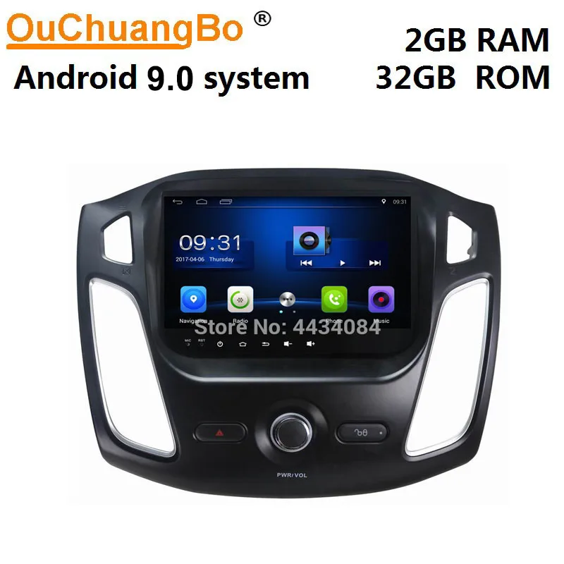 Ouchuangbo автомобильный аудио стерео gps навигация для Ford Focus 2011 2015 Поддержка USB SWC wifi dual