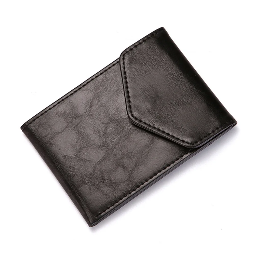 

Fashion RFID Wallet Women Men Mini Ultrathin Leather Wallet Slim Wallet Coins Purse Credit ID & Card Holders Card Cases