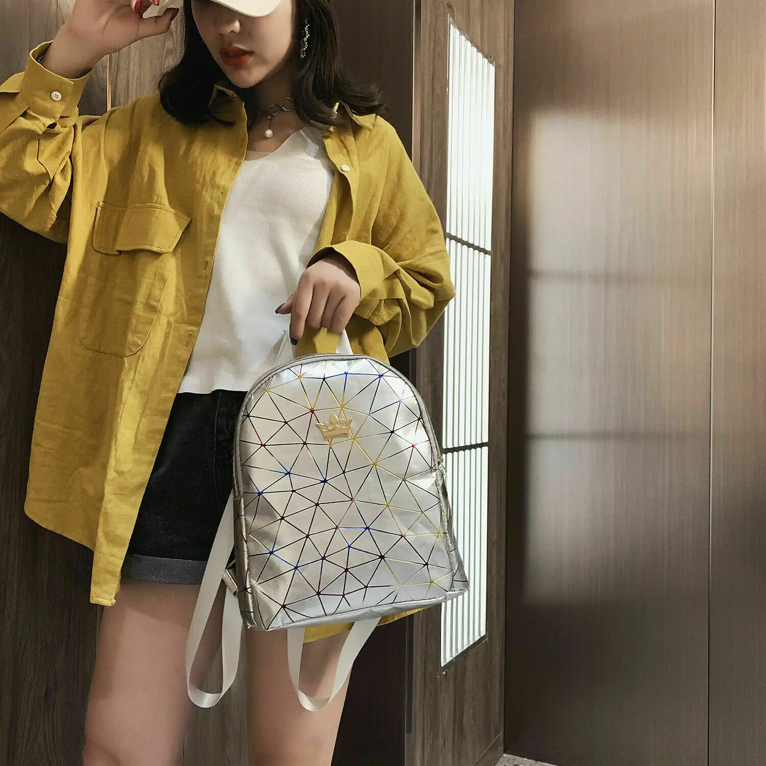 Модный вместительный Женский мини-рюкзак школьная сумка на плечо кожаный рюкзак