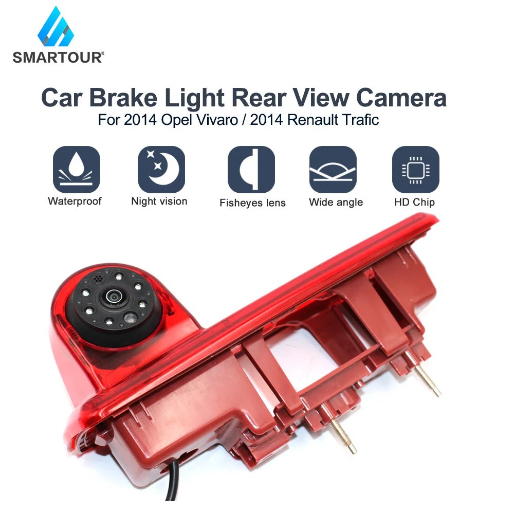 

Car Rear View Brake Light Backup Camera for OPEL VAUXHALL VIVARO RENAULT Trafic Auto Parking Reverse Backup Camera Night Vision