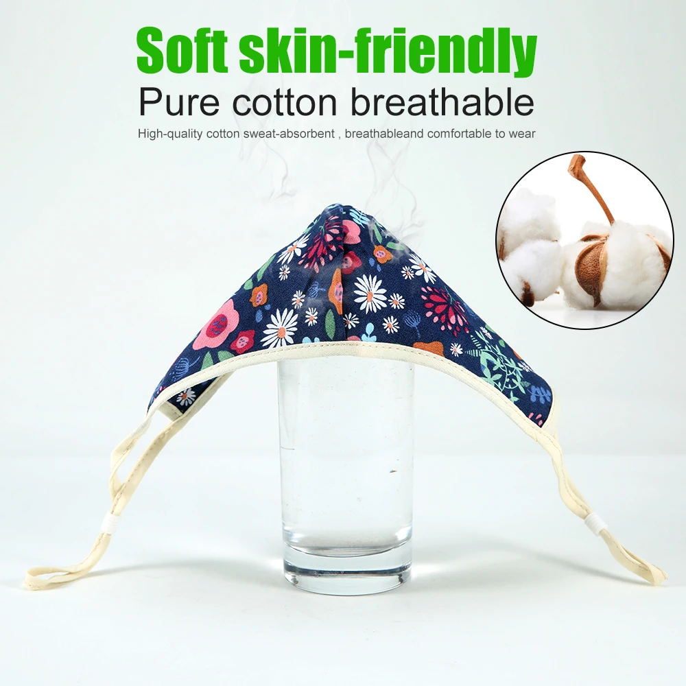 

1Pcs Unisex Reusable and Washable Fashion Face Mouth Mask Anti Dust Mask Filter Windproof Mouth-muffle Flu Face Masks Face Care