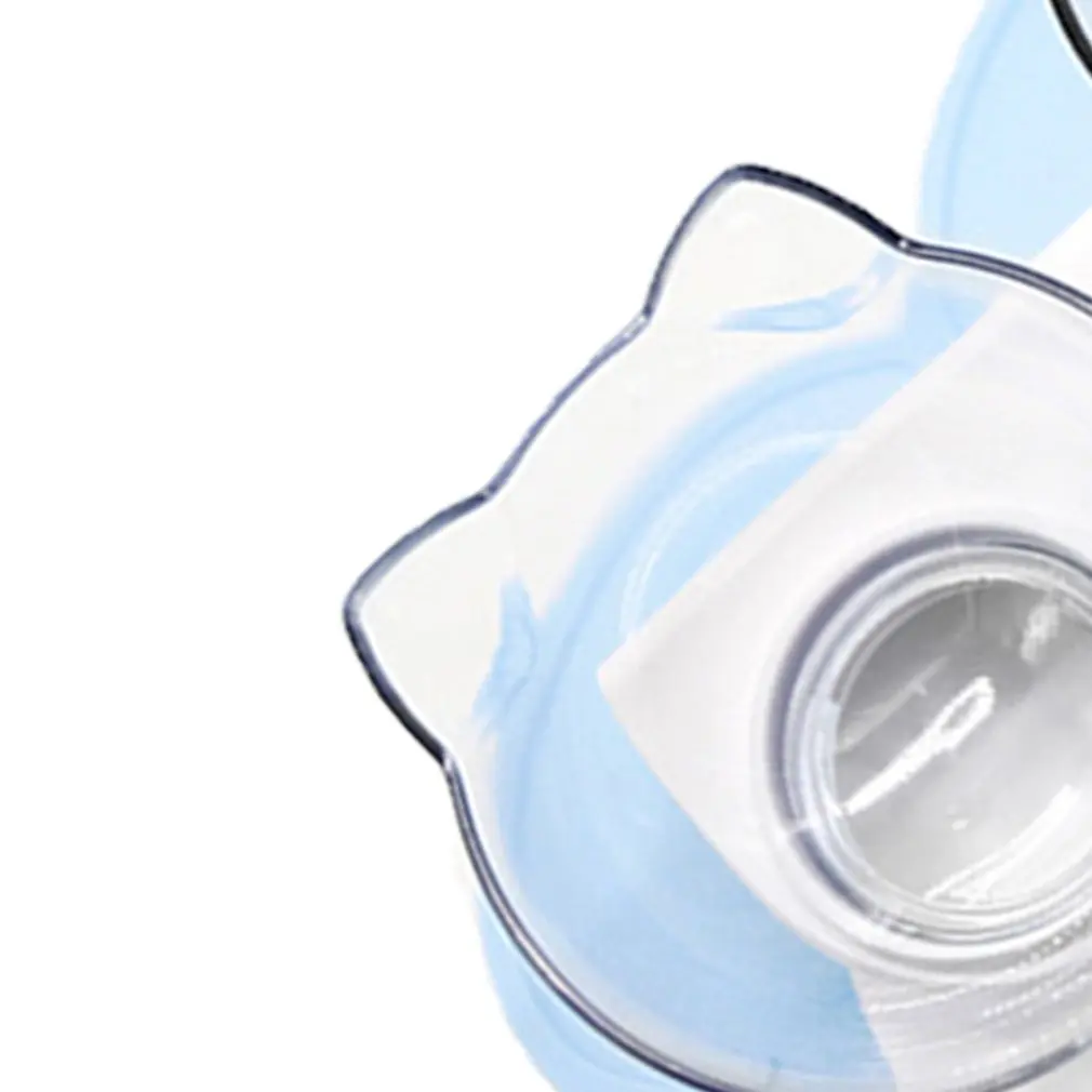 Нескользящая миска для кошек двойные миски с приподнятой подставкой еды и воды