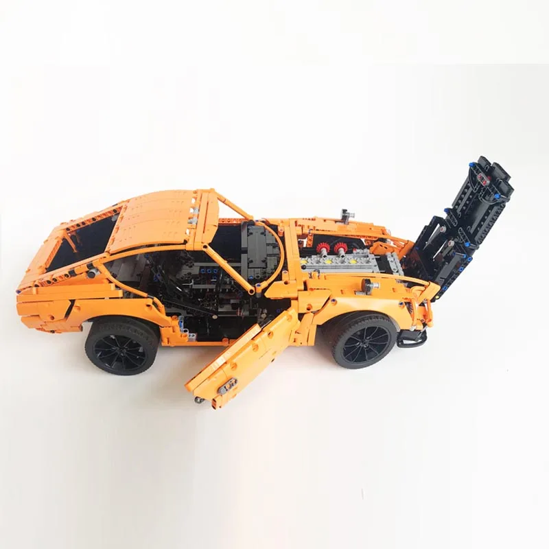 

CBNew MOC-26511 1971 Nissan 240Z Fairlady - 911 GT3 RS Technic Speed Car Model Building Kits Blocks Bricks Toys Birthday Gift