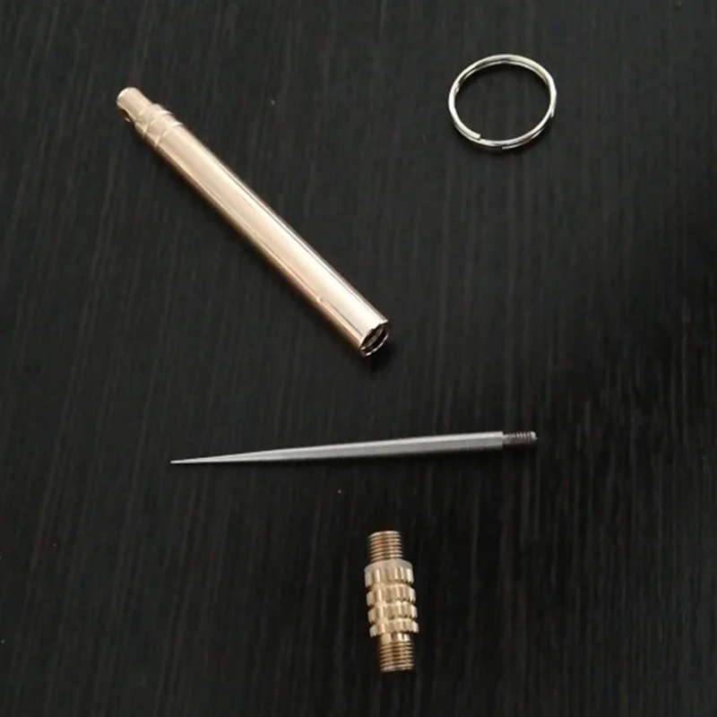 

Titanium Outdoor Multifunctional Toothpick Bottle Fruit Fork Camping Toothpick