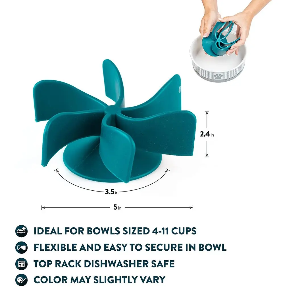 

Spiral Slow Feeder Pet Feeder Aid Digestion Silicone Material Avoid Choking Or Overeating Flexible Easy Secure Dog Food Bowl