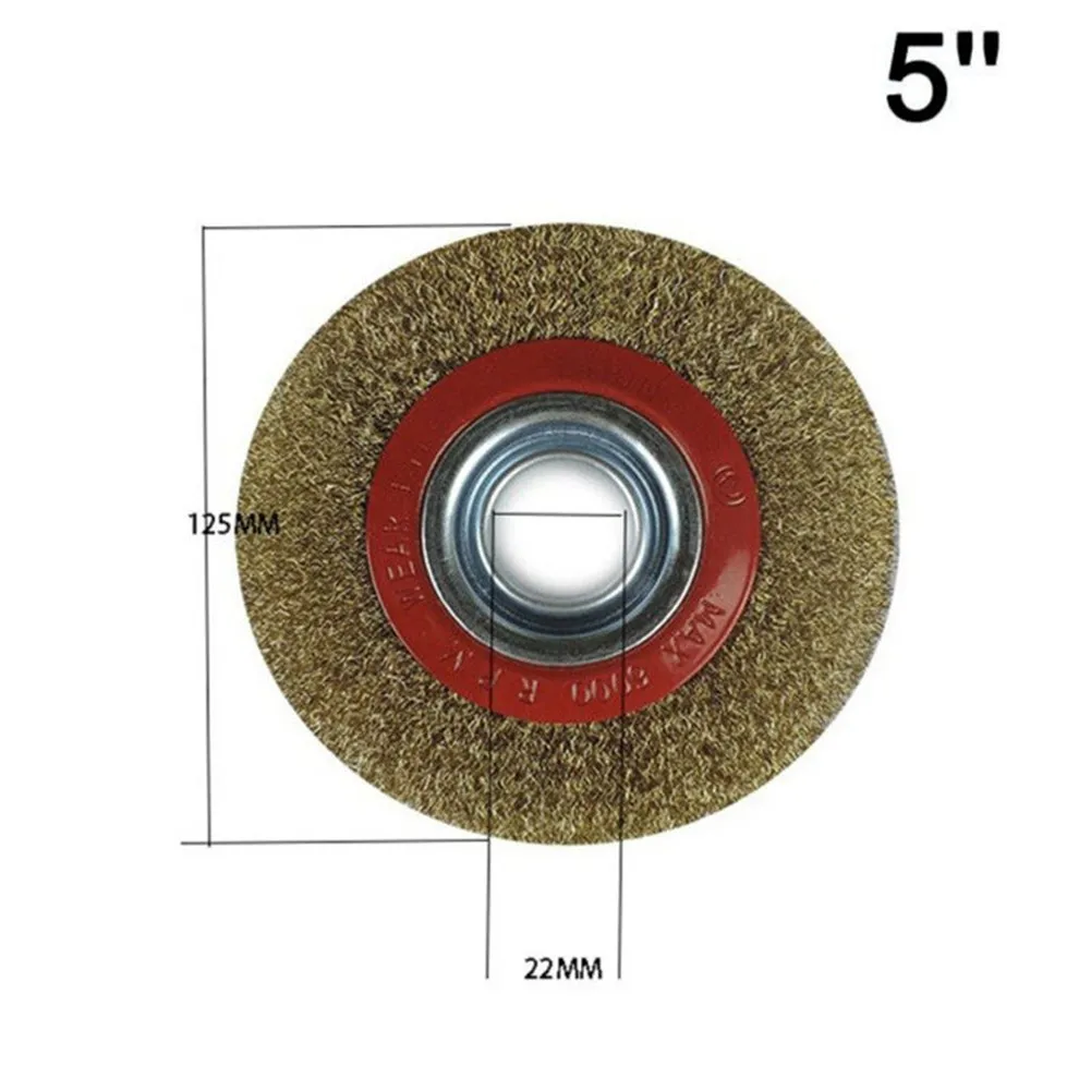 

Stainless Steel Wire Brush Grinder Descaling Carbon Removal Edge Mixing