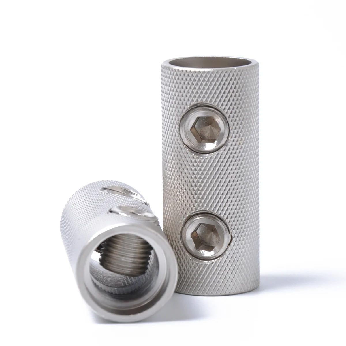 

2 Pack Wire Coupler Terminal Butt Connector 1/0 GA AWG Gauge Joiner Barrel Set Screw