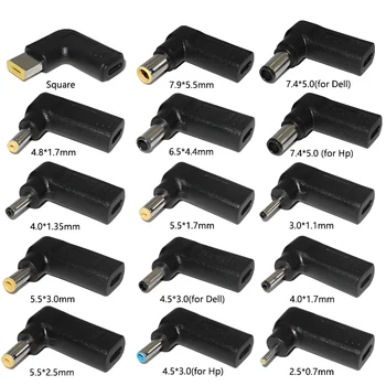 유형 C-Dc 전원 잭 범용 노트북 전원 어댑터 커넥터, 아수스 Hp 레노버 노트북용 USB C-노트북 충전기 변환기