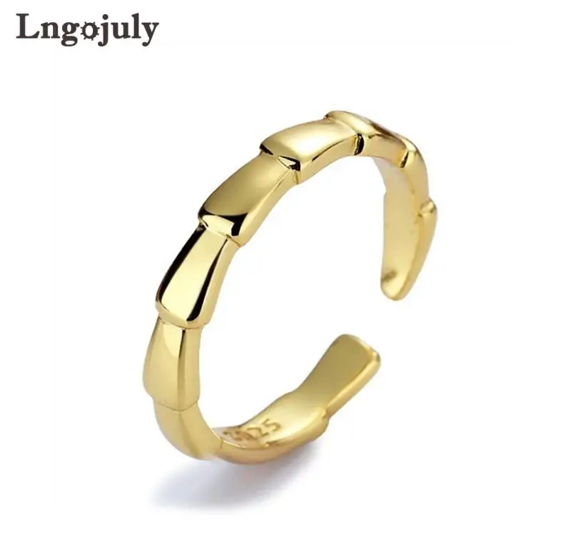

Top Quality Pure 925 Sterling Silver Ring Irregular Luxury Rings For Women Girl Anniversary Party Silver 925 Fine Jewelry Gift