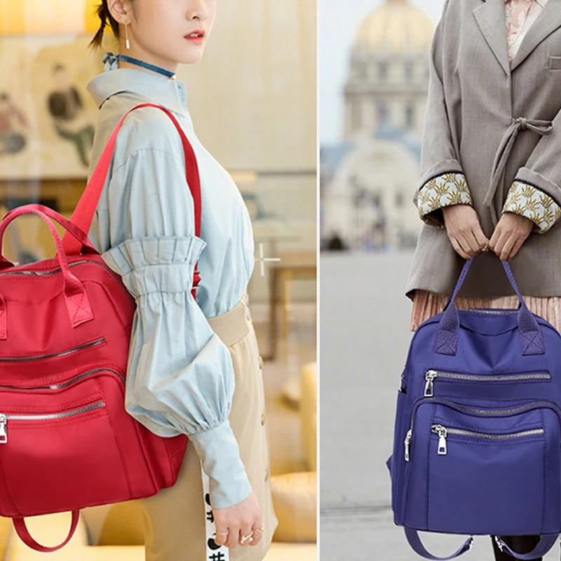 

New Women's Waterproof Backpack Oxford Cloth Student Fashion Travel