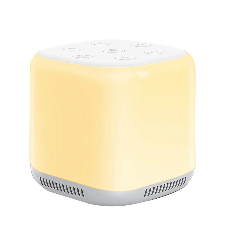 

White Noise Machine, Portable Sleep Sound Machine With 34 Natural Sounds And 8 Night Light For Baby Sleeping