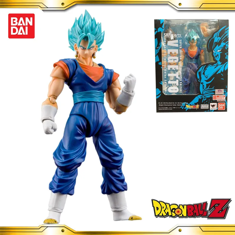 

Original Bandai Dragon Ball Z Sdcc S.h. Figuarts Super Saiyan God Vegetto Anime Action Collection Figures Model Toy