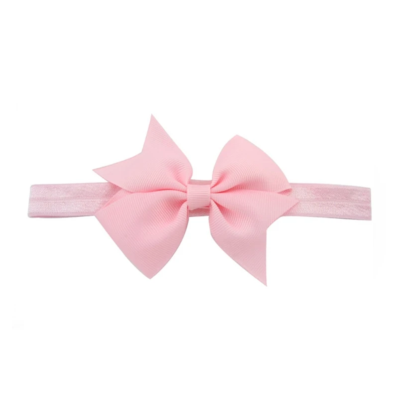 

10x Baby Toddler Girl Grosgrain Ribbon Bow Elastic Headband Hairband Accessories 2019 NEW