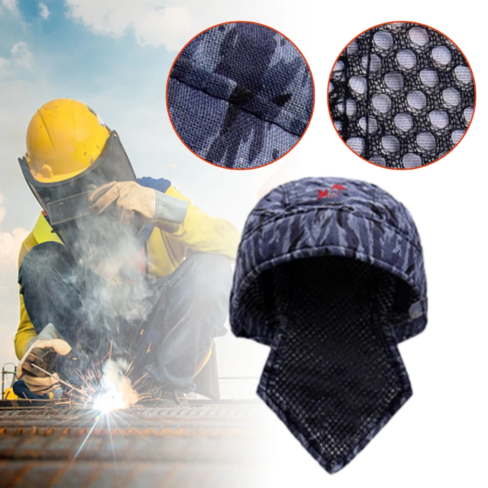 

Cotton Welding Cap Hat Welders Retardant Cotton Helmet Adjustable Application To Welding Safety Protective Welding Helme