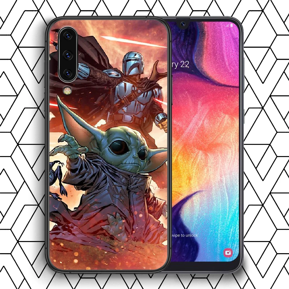 

Cute Yodas Lovely Baby Phone Case Cover For Samsung Galaxy A 8 10 11 20E 21 30 40 50 51 70 71 81 S black Back Trend Cell Fashion
