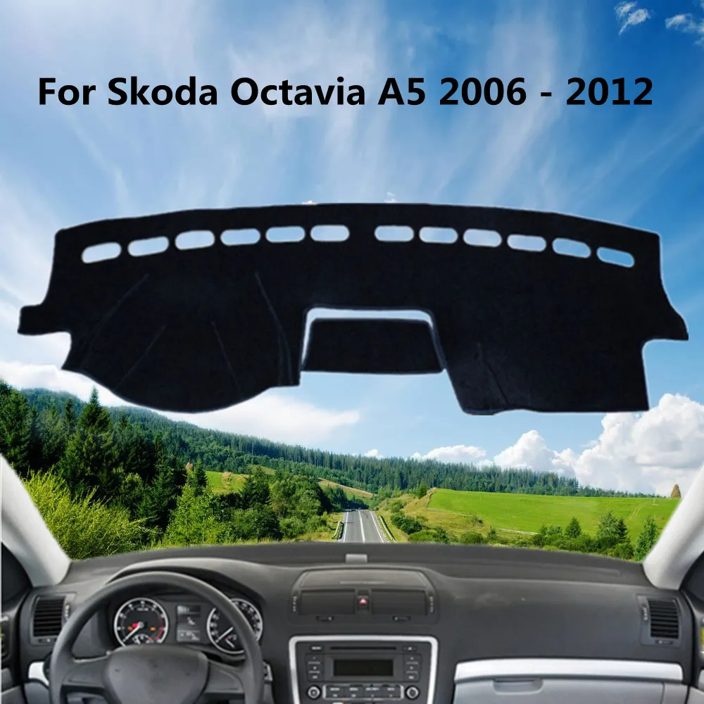 Аксессуары для Skoda Octavia A5 2006 -2011 2012 коврик приборной панели защитный ковер от