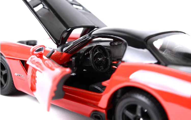 Модель автомобиля Bburago 1:24 Dodge Viper, Модель гоночного автомобиля, модель автомобиля из сплава, коллекция украшений, Подарочная игрушка