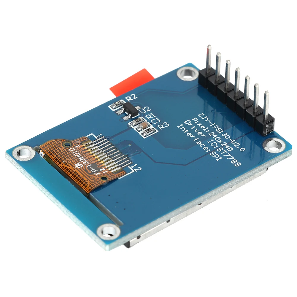 1. 3 дюймовый цветной ЖК дисплей IPS модуль 240x240 В SPI ST7735 для дисплея Arduino OLED Ips экран