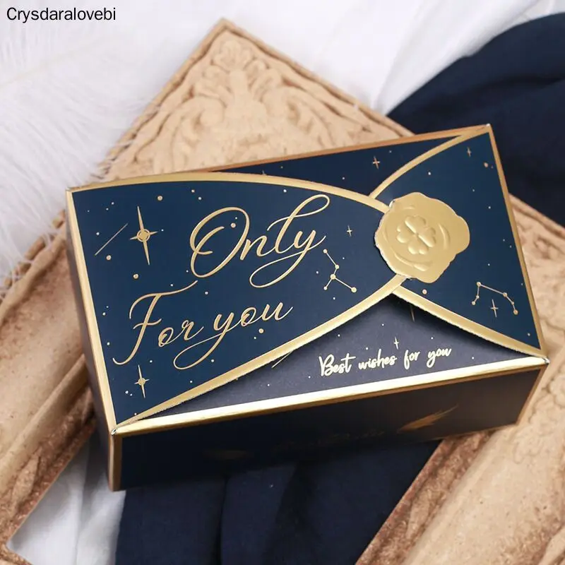 

Большой конверт Форма бумажная коробка для конфет Свадебные сувениры для гостей, упаковочная коробка для шоколада детских празднований дн...