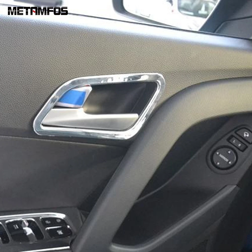 Матовая внутренняя дверная ручка для Hyundai Cantus Creta ix25 2014 2018 2019 крышка чаши отделка