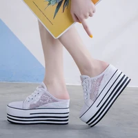 brand woman shoes wedges slippers women summer platform shoes woman slippers mules high heels sexy party slippers for women