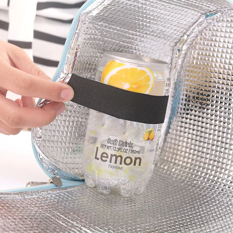 

Bento Lunch Box for Kids Adult Oxford Insulated Lunchbox Tote Waterproof Lunch Containers Zipper Design PR Sale