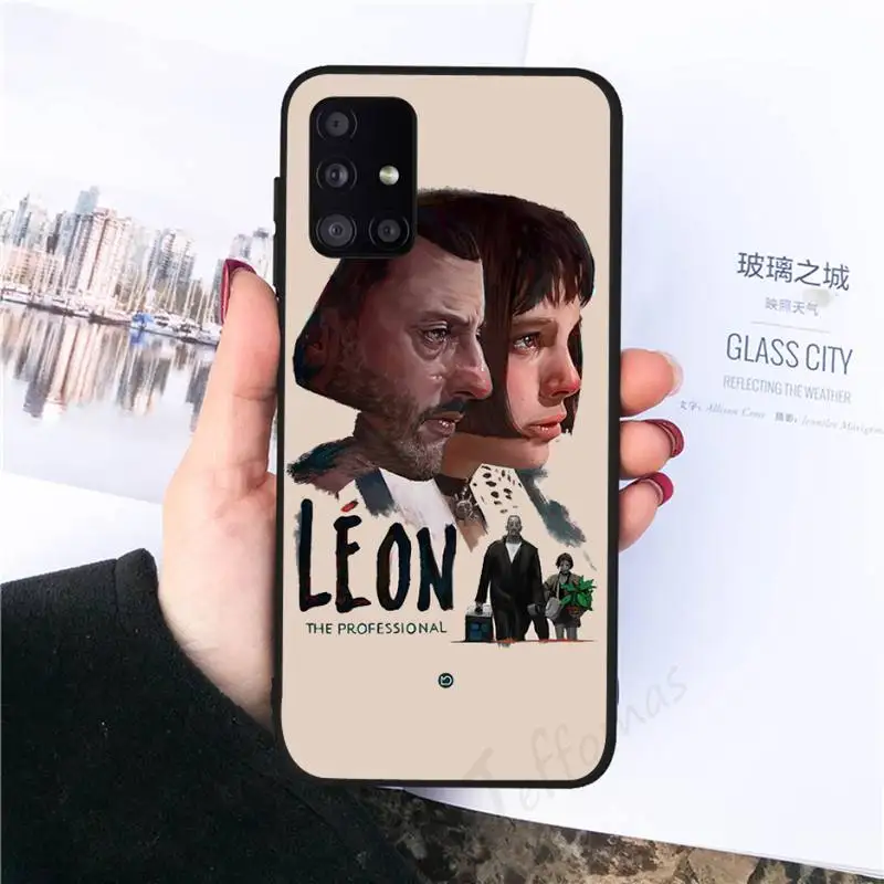 

Leon Matilda Natalie Portman Phone Case black For Samsung galaxy S 21 20 10 8 A 51 71 50 21s 70 40 20 20e note 10 plus Ultra