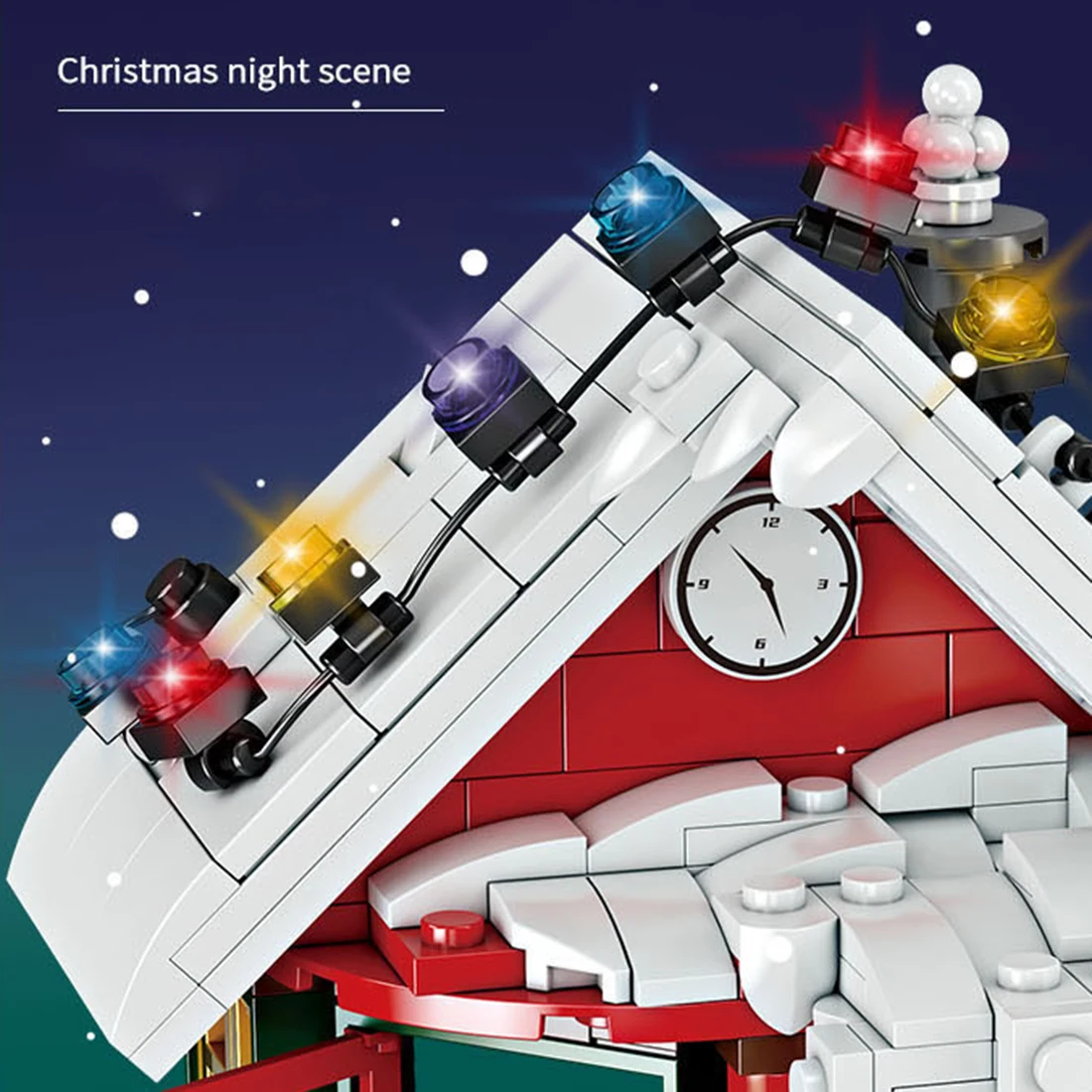 

940Pcs Creative Suspension Flying Christmas Party Bricks DIY Small Particle Building Block Model Stem Toy Gift