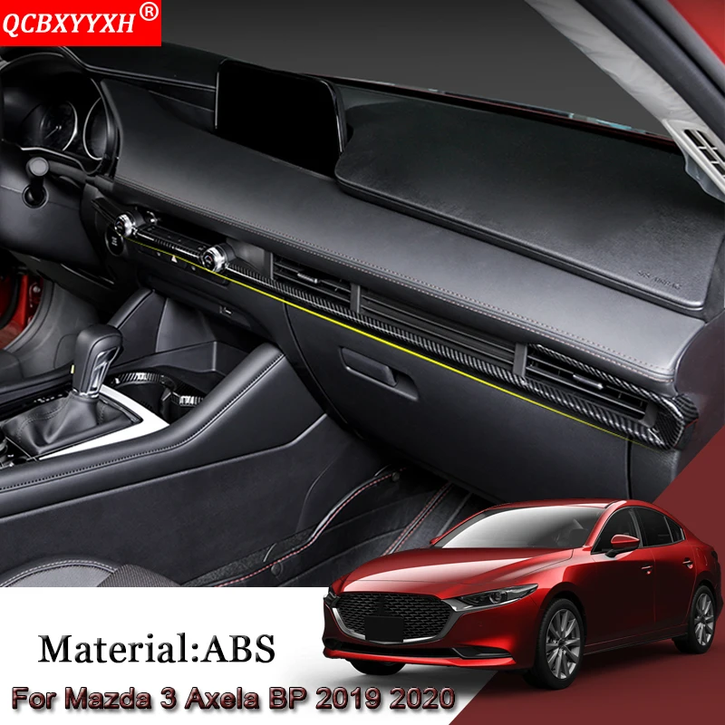 Автомобильный Стайлинг ABS Автомобильный интерьер боковой выход отделка рамка полосы Блестки наклейка крышка авто аксессуары для Mazda 3 BP Axela