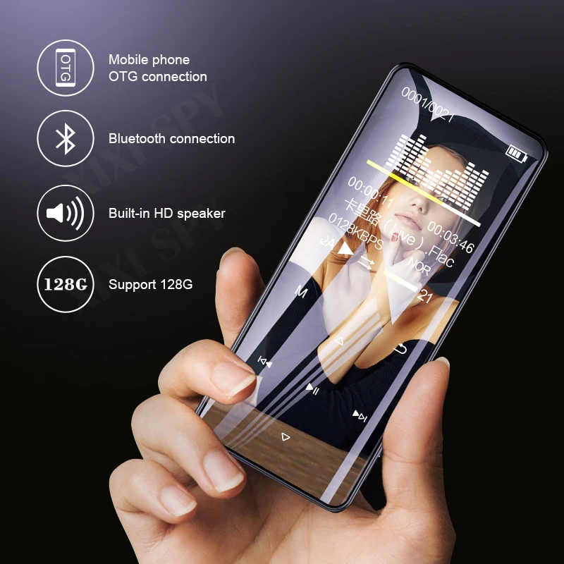 Bluetooth 5 0 mp3 плеер Музыка hifi медиа flac голосовой аудио встроенный динамик с
