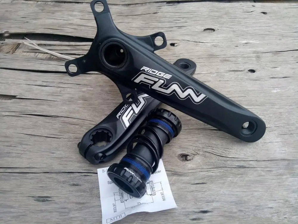 FUNN CROSSFIRE 7075 горный одноплатный велосипед AM FR DH полый высокопрочный один Кривошип