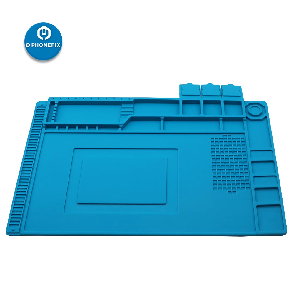 Теплоизоляционная Силиконовая накладка для электрической пайки 45x30 см Ремонтный