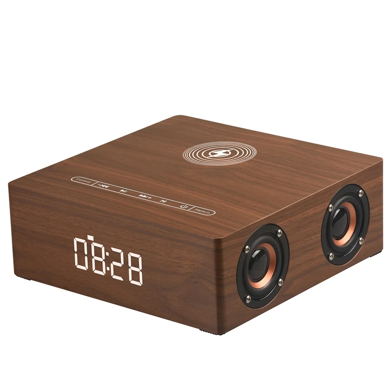Многофункциональное Беспроводное зарядное устройство JABS Q5A будильник Bluetooth
