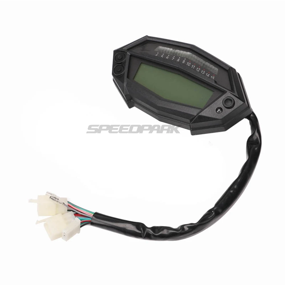 Бесплатная доставка Универсальный Тахометр для мотоцикла счетчик часов