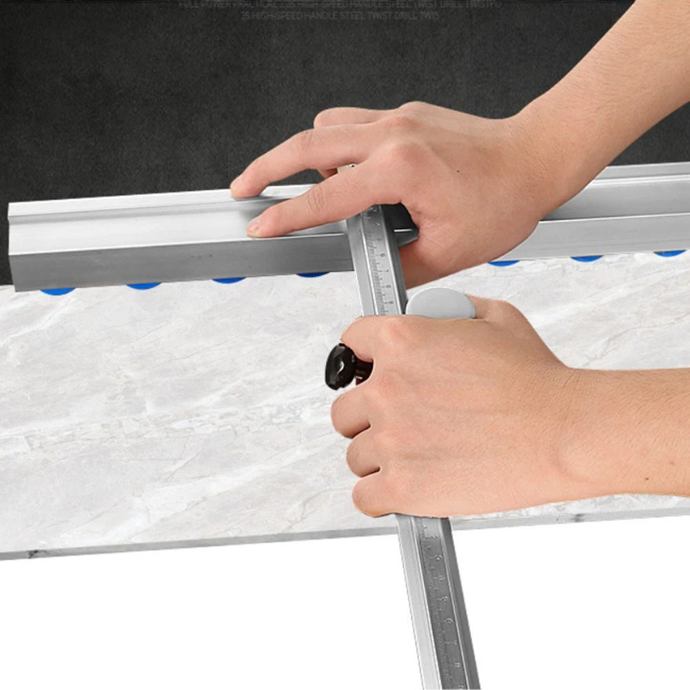 

Aluminum Hexagonal Frame Glass Push Roller Cutting Tools T-ype Diamond Thick Tile Cutting Scraper For Glass Tile Mirror
