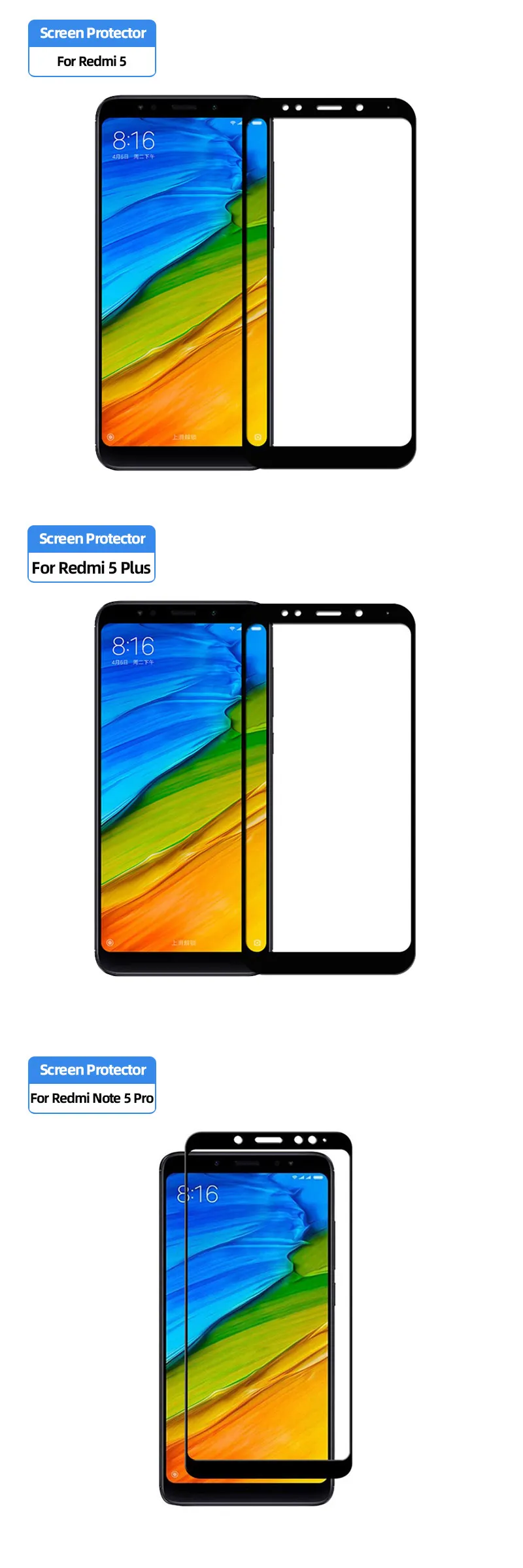 Для Xiao mi Red mi 5 Plus стекло HD Прозрачная полная Защита экрана для Xiao mi Red mi Note 5 Pro защитная пленка из закаленного стекла