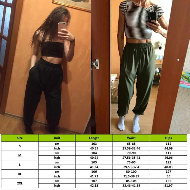 

2020 Sweatpants Women Baggy Gray Women's Sports Pants Women's Joggers Wide Leg Oversized Streetwear High Waisted Woman Pants