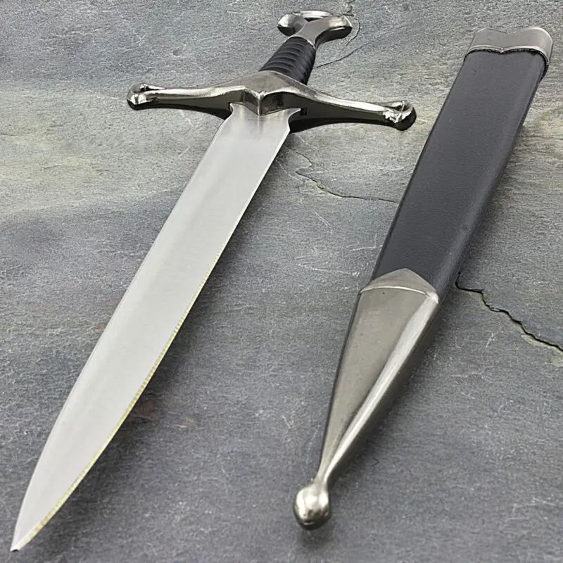 

13.5" MEDIEVAL KNIGHT HISTORICAL SHORT SWORD KNIFE w/ SHEATH Fantasy