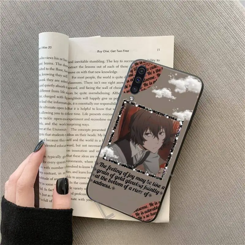 

Anime Bungou Stray Dogs Phone Case For Samsung A40 A50 A51 A71 A20E A20S S8 S9 S10 S20 Plus note 20 ultra 4G 5G