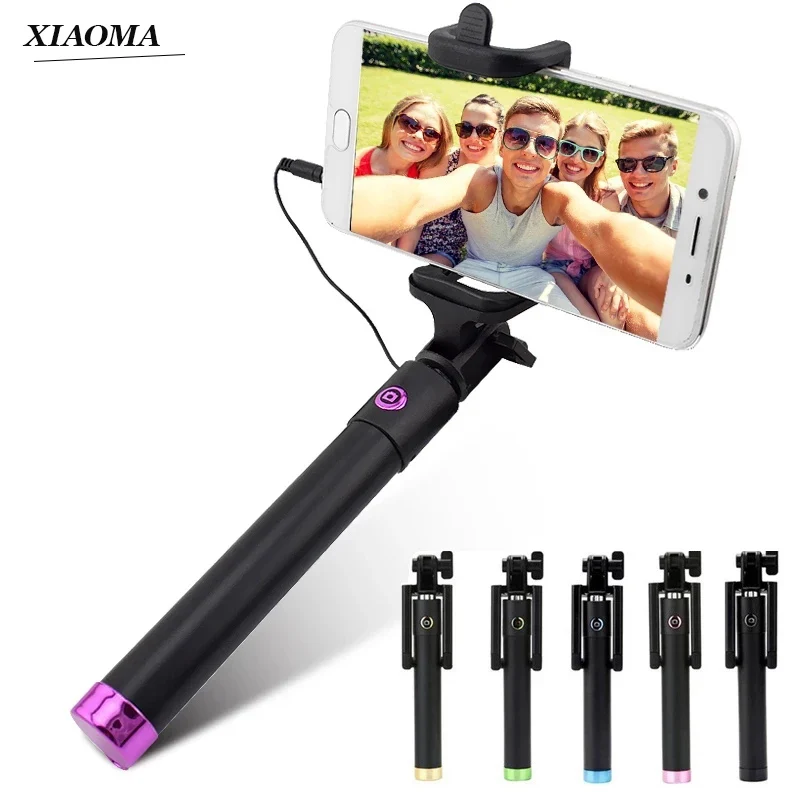 

Extendable Selfie Stick Monopod for Iphone Samsung Android IOS Handheld Camera Fold Holder Mini Palo Selfie Tripod 27.5cm-80cm