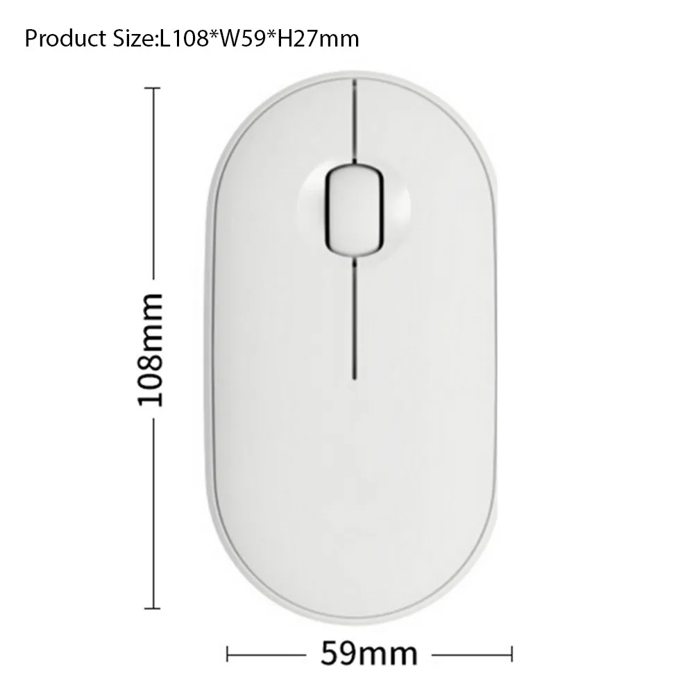 

Wireless Mouse 2.4G 1200 DPI Wireless Mouse 3 Button Portable Slim Cordless Mice for Laptop Desktop PC Notebook