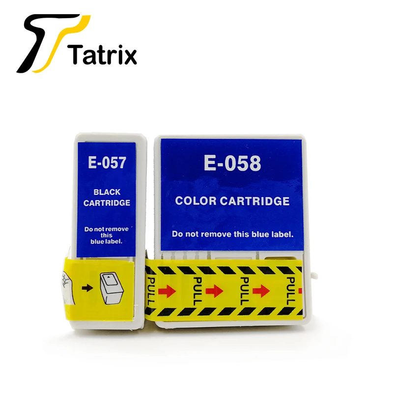 Совместимый чернильный картридж Tatrix для Epson T057 T058 принтера ME1 ME100 + и т. д. |