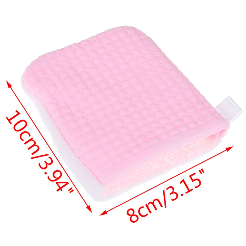 

1Pcs Beauty Cleansing Natural Sponge Makeup Remover Antibacterial Gloves Reusable Face Wash Pearl Wood Pulp