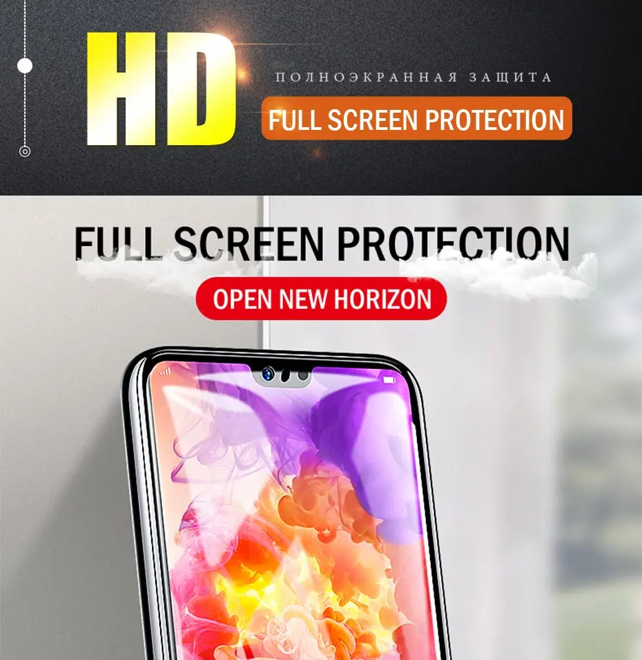 2 шт 40D закаленное стекло для huawei P20 Lite P30 P10 Lite Pro Защита экрана для huawei mate 20 30 Lite P Smart стеклянная пленка